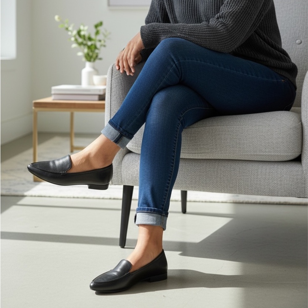 Lane Bryant NWT! Black Pointed Toe Flats 9W NWT Retail $39.95